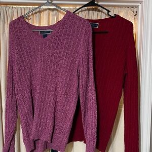 Karen Scott V Neck Sweaters
